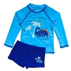 Conjunto Sunga Menino Camiseta Proteção Uv 50+ Box Praia - loja online