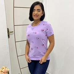 Blusinha Feminina T-shirt Love - ANJ MODAS