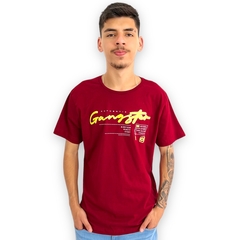 Camiseta Masculina Básica Gola Careca Gangster Estampada