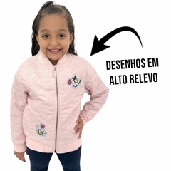 Jaqueta Casaco Blusa Infantil Menina Sem Capuz Premium Olyns - ANJ MODAS