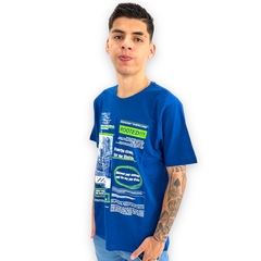 Camiseta Masculina Gola Redonda Overcore Estampada Basica