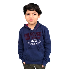 Blusa Moletom Infantil Premium Fechada Com Capuz Overcore