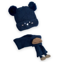 Kit Touca Cachicol Infantil Menino Menina Inverno Quentinho - loja online