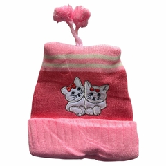 Imagem do Kit 3 Touca Gorro Pompom Infantil Menina Criança Variada