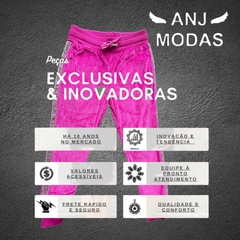 Calça De Camurça Infantil Menina Com Punho Moda Infantil - loja online