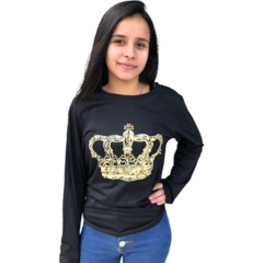 BLUSINHA MANGA LONGA FEMININA MAY ANNE