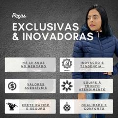 Casaco Feminina Jaqueta Dupla Face Veste Dois Lado Pelinho - comprar online