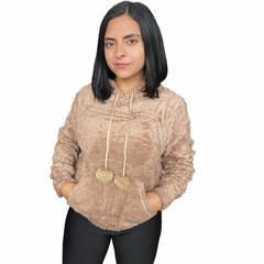 Blusa De Frio Feminina Fechada Pelinho Casaco Felpudo Insta - comprar online