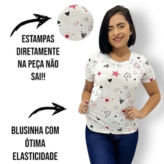 Blusinha Feminina T-Shirt importada Camiseta BaBy Look - loja online