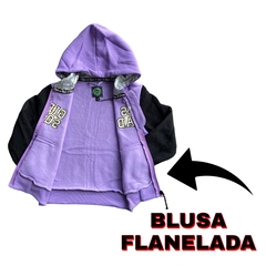 Blusa Moletom Menina Inverno Flanelada Premium Olyns na internet