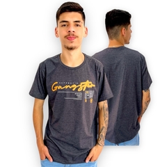 Camiseta Masculina Básica Gola Careca Gangster Estampada na internet