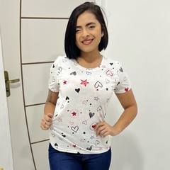 Blusinha Feminina T-Shirt importada Camiseta BaBy Look - ANJ MODAS