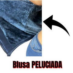 Blusa Moletom Feminina Peluciada Aberta Com Capuz Inverno - comprar online