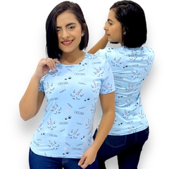 Blusinha Feminina T-shirt importada Baby Look Premium