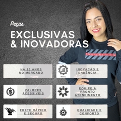 Imagem do Blusa De Frio Moletom Casaco Feminina Sem Capuz Premium