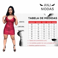 VESTIDO ALCINHA COM BOJO ZIPER COURO FAKE - comprar online