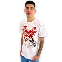 Camiseta Masculina Gola Redonda Overcore Estampada Basica - loja online