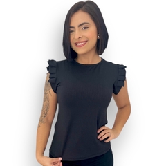 Blusinha Feminina Caneladinha Manguinha Morcego Sem Bojo - comprar online