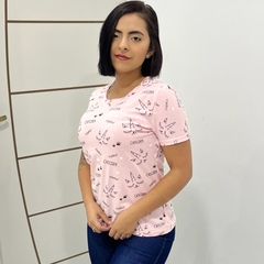 Blusinha Feminina T-shirt importada Baby Look Premium na internet