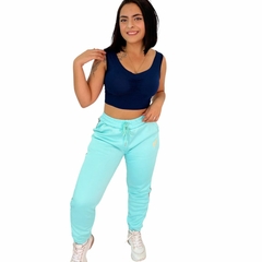 Calça Moletom Feminina Flanelada Importada Jogger Academia - comprar online