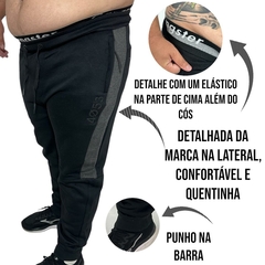 Imagem do Calça Moletom Plus Size Gangster Tamanho Grande Detalhada