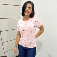 Blusinha Feminina T-shirt Love na internet