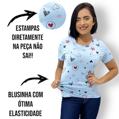 Blusinha Feminina T-Shirt importada Camiseta BaBy Look - loja online