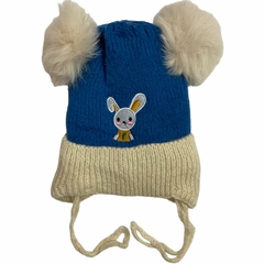 Imagem do Touca Gorro De Pompom Infantil Criança Frio Coelho