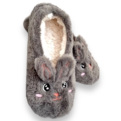 Pantufa Feminina Sapato Antiderrapante Solado De Borracha - ANJ MODAS