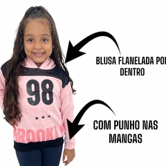 Blusa De Frio Moletom Infantil Menina Fashion Olyns - comprar online