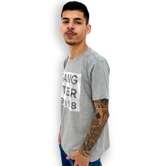 Imagem do Camiseta Masculina Oversized Gangster Estampada Manga Curta