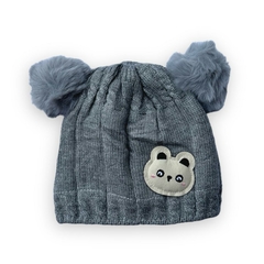 Gorro Touca Infantil Menino Menina Inverno Ursinho Flanelada