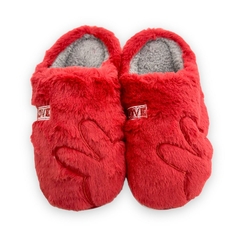 Imagem do Pantufa Chinelo Emborrachada Feminina Conforto Frio Love