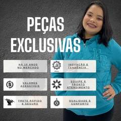 Imagem do Blusa Moletom Peluciada Feminina Plus Size Tamanho Grande