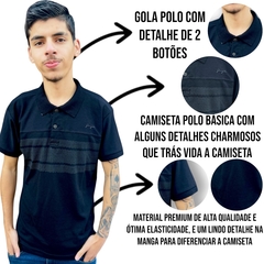 Camiseta Polo Basica Masculina Gangster Colarinho Importada na internet