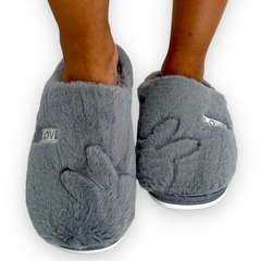 Pantufa Chinelo Emborrachada Feminina Conforto Frio Love - comprar online