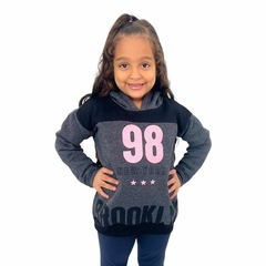 Blusa De Frio Moletom Infantil Menina Fashion Olyns - loja online