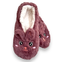 Pantufa Feminina Sapato Antiderrapante Solado De Borracha - ANJ MODAS