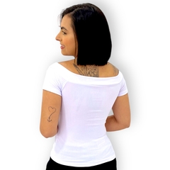 Blusa Blusinha Feminina Canelada Manguinha Basica Com Bojo - ANJ MODAS