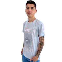 Camiseta Masculina Gansgster Malha Premium Gola Careca - ANJ MODAS