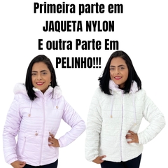 Casaco Jaqueta Feminina Dupla Face Veste Dois Lado Peluciada - comprar online