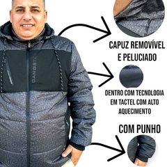 Jaqueta jaco Masculino Plus Size Tamanho Grande Gangster - loja online