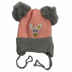 Touca Gorro De Pompom Infantil Criança Frio Coelho - comprar online