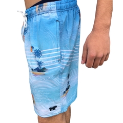 BERMUDA MASCULINA SHORT PRAIA COM ELÁSTICO PREMIUM GANGSTER na internet