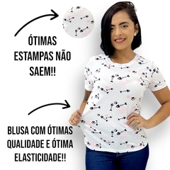 Blusinha Feminina T-shirt Baby Look Premium Importada - ANJ MODAS