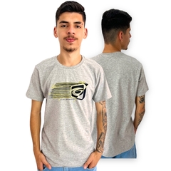 Camiseta Masculina Camisa Estampada Gangster Gola Careca na internet