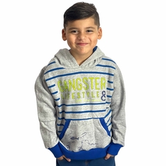 Blusa Infantil Moletom Canguru Com Touca Gangster Menino na internet