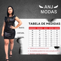 Vestido De Festa Curto Paetê Brilho Bojo Decot Tule - comprar online