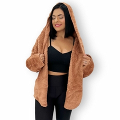 Casaco Sobretudo Teddy Feminino Inverno Peluciado Peludo - ANJ MODAS