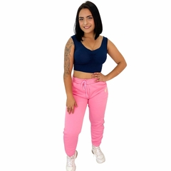 Calça Moletom Feminina Flanelada Importada Jogger Academia - ANJ MODAS